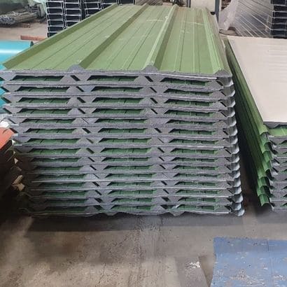 Colour coated thermal insulated roofing sheets 2