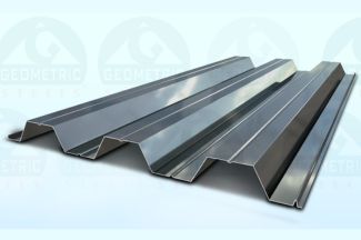 Steel decking profile sheets